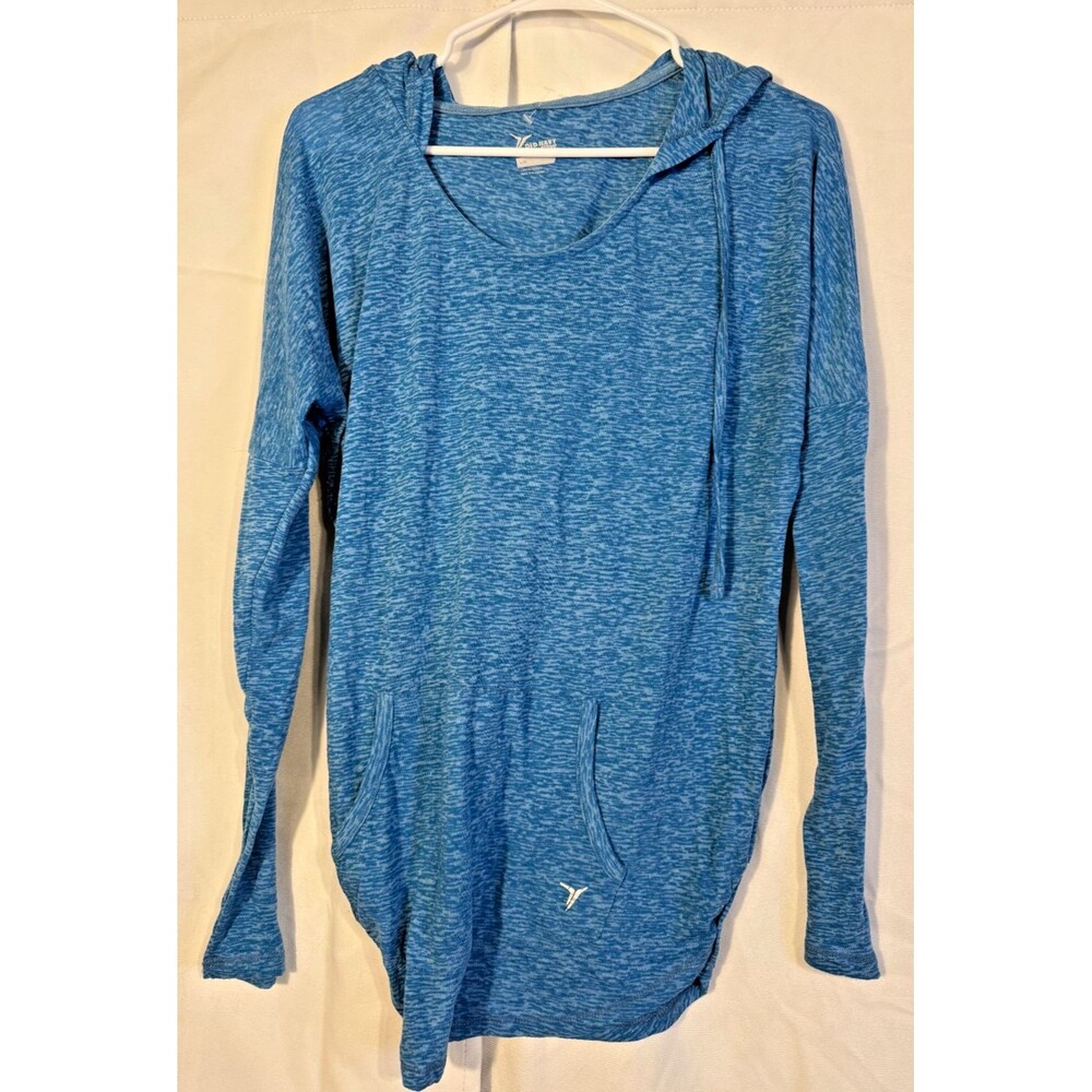 Lightweight Hoodie Sweatshirt Blue Women's Large Blue Old Navy Gym Sporty